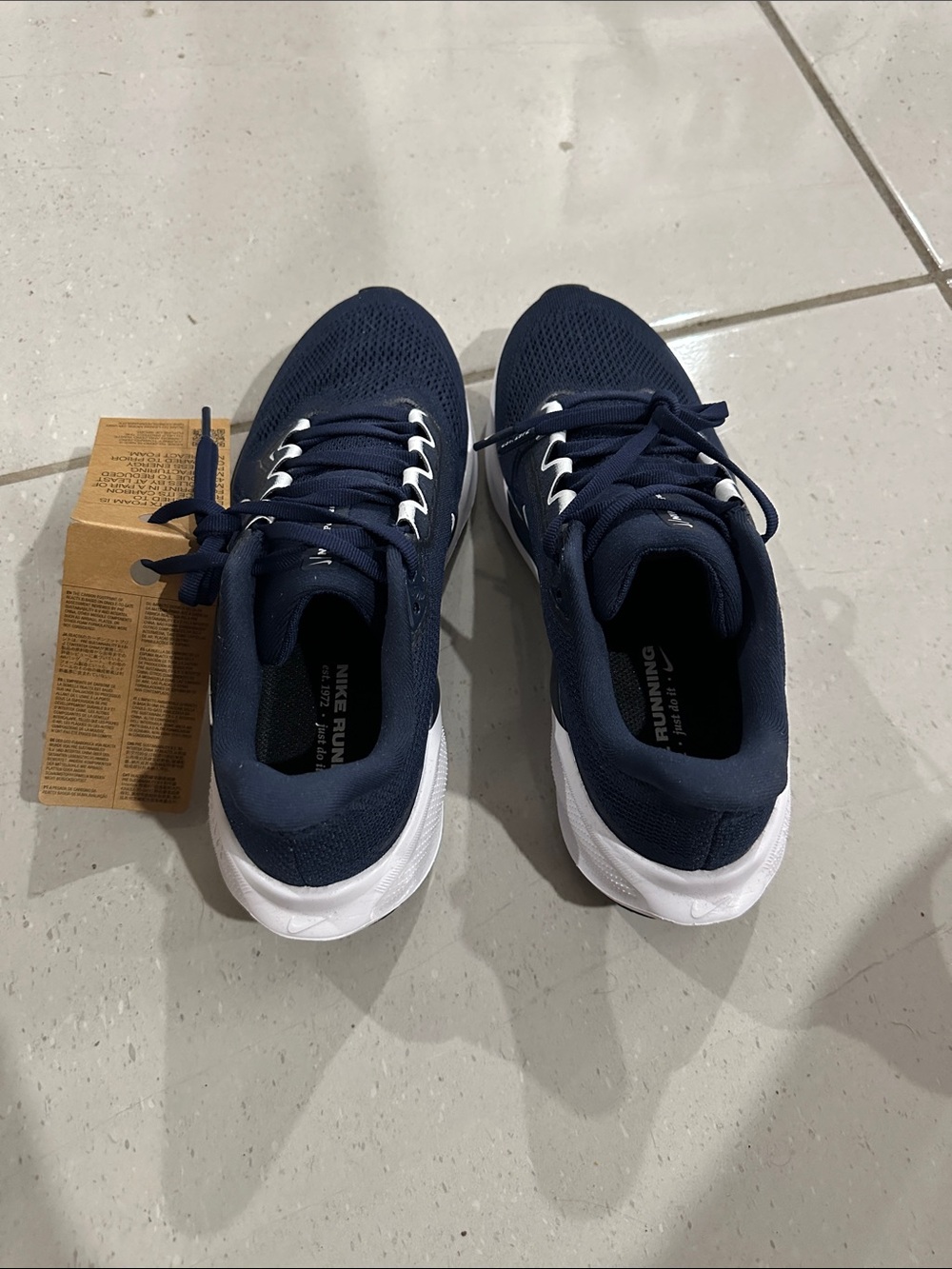 Nike Air Zoom Pegasus 41 TB College Navy White Running Shoes NWT Size 8